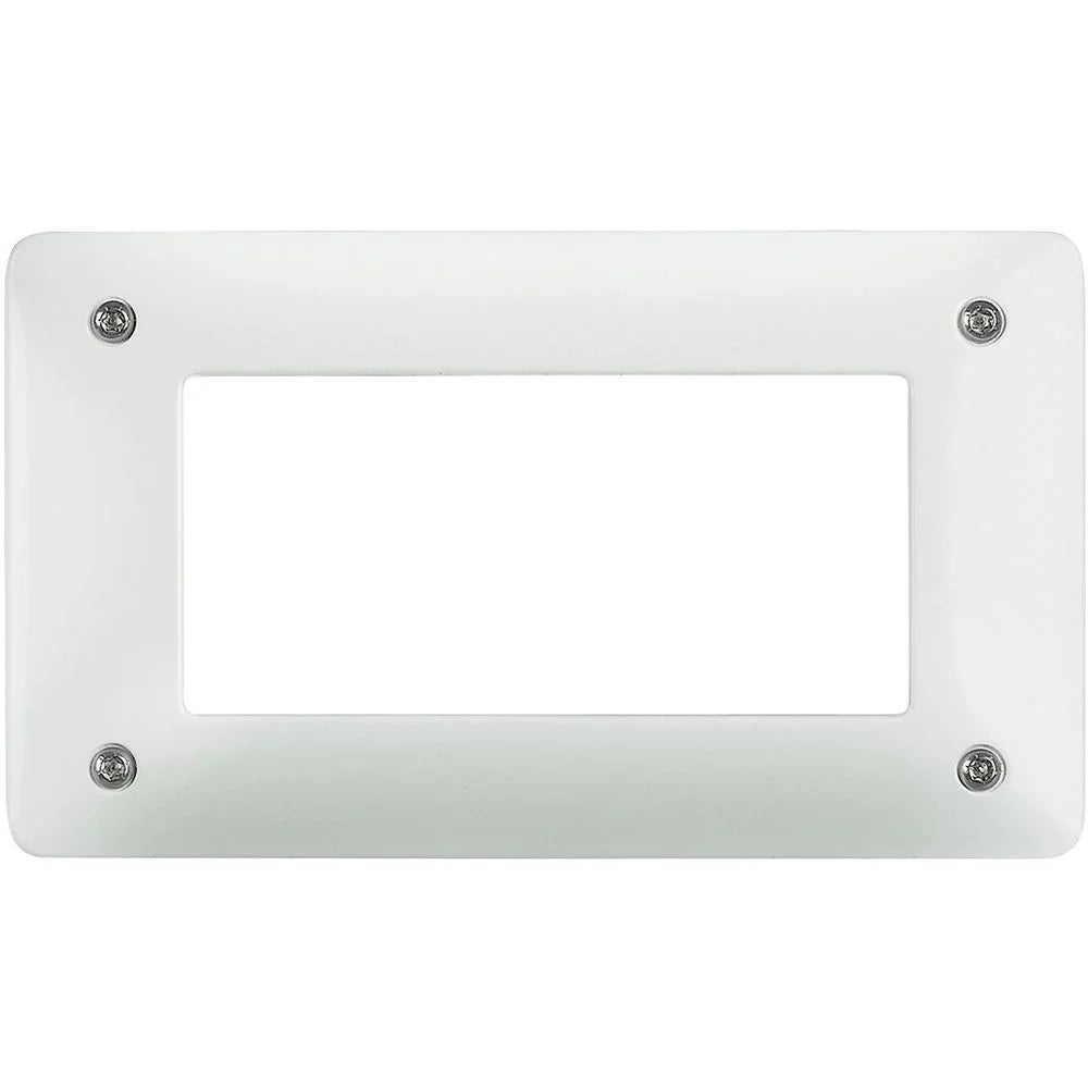 Placca In Zama Verniciata 4 Moduli Antirimozione AM4804WAR - Eleganza e Funzionalità