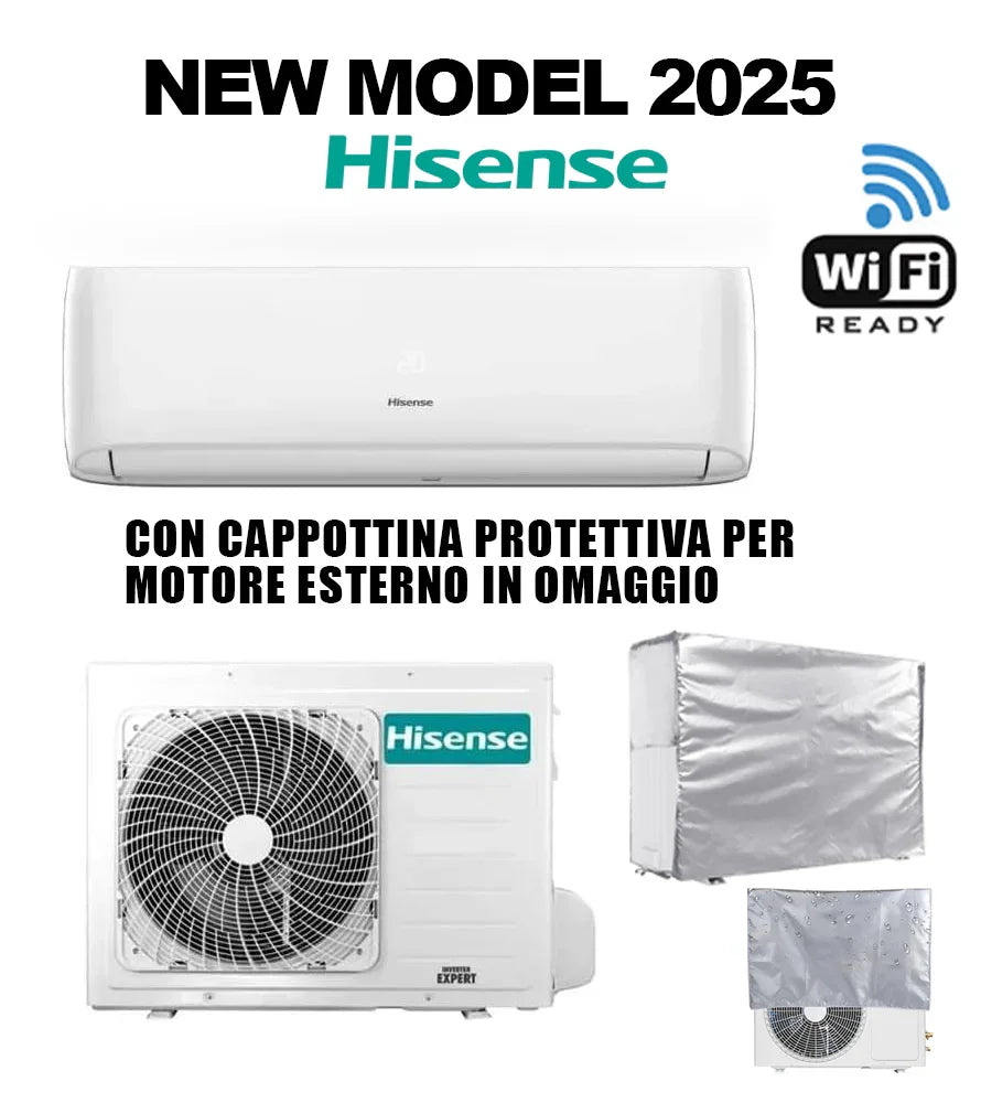 Climatizzatore Hisense CA25LR02G + AS25LR02W 9000 BTU Inverter Wi-Fi Ready A++ Efficienza Energetica