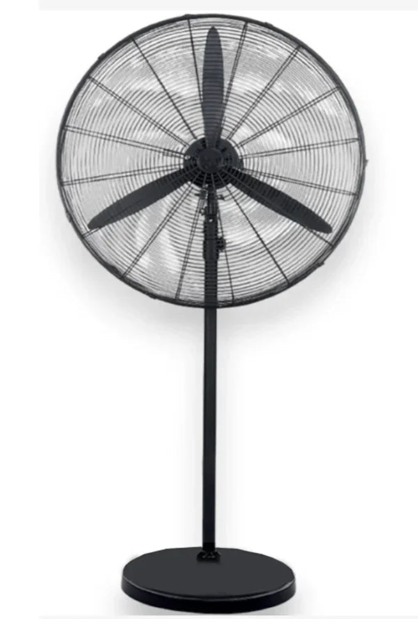Ventilatore Industriale Zenith 230W Ø75 cm - 3 Velocità, Base Tonda, Alta Stabilità e Durabilità