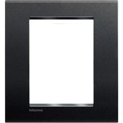 Placca Quadra Livinglight 3+3 Moduli Antracite - Codice SKU: LNA4826AR - Design Moderno e Funzionale