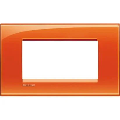 Placca 4 Moduli Bticino Livinglight Quadra Colore Oro Lucido - LNA4804OD