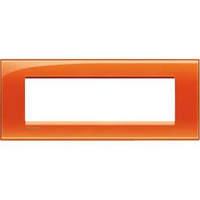 Placca 7 Moduli Bticino Livinglight Quadra Colore Oro Lucido - LNA4807OD