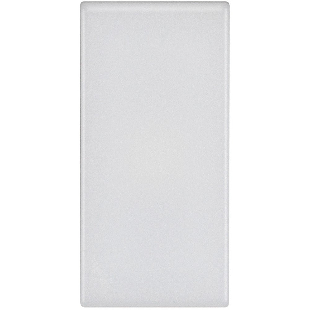 White rectangular LED safety lamp for emergency lighting, compact and energy-efficient design.