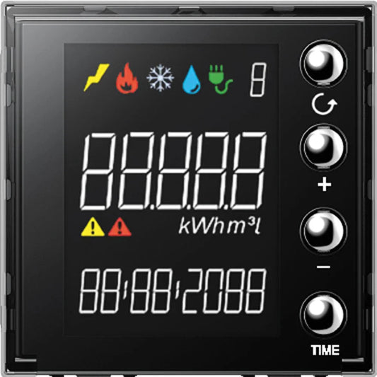 BTicino Living Light - Display Consumo Energia LN4710, Monitoraggio Efficiente, Design Elegante