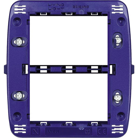 Supporto Unico BTicino 3+3 Moduli LN4726 - Eleganza e Versatilità per Installazioni Elettriche