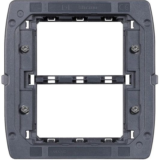 Bticino Livinglight AIR LN4726C - Supporto 3+3 Moduli per Scatola 506L