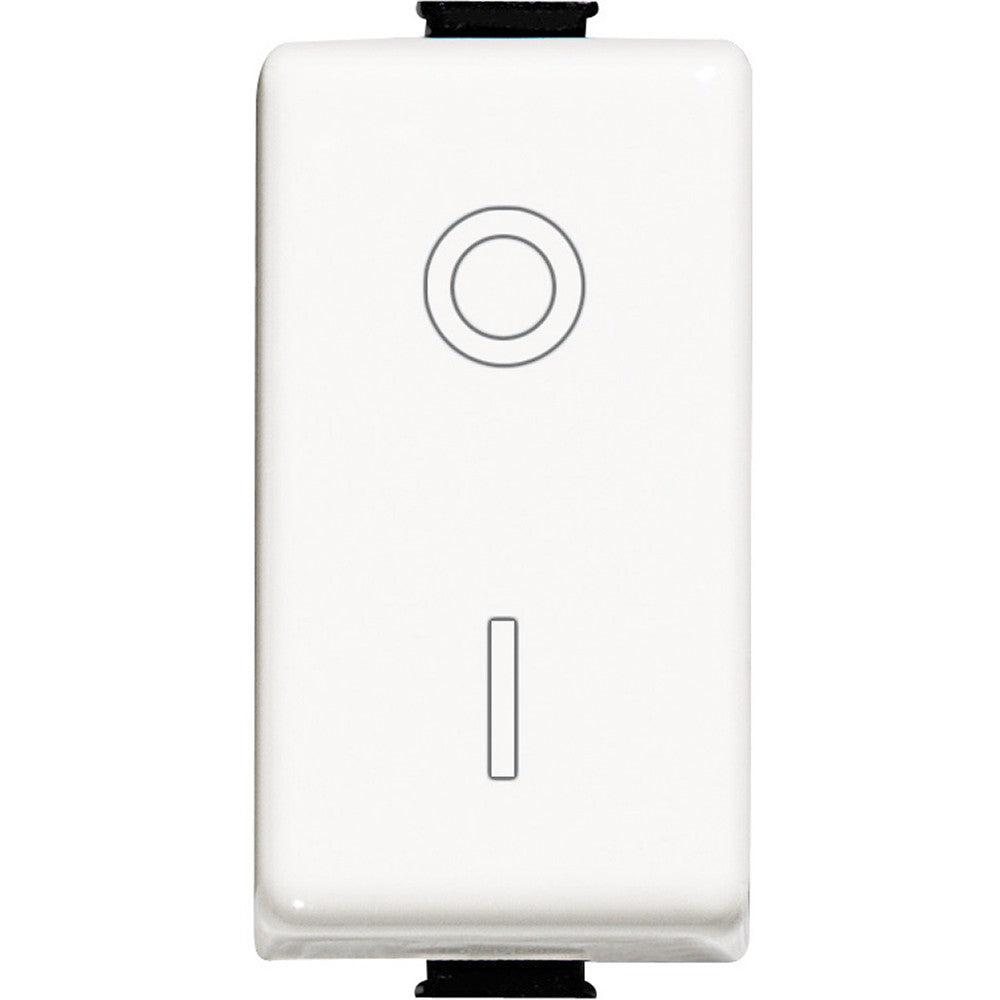 Bticino Matix bianco interruttore bipolare AM5011, 16A 250V, design semplice e funzionale.