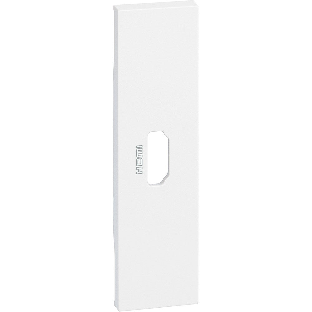 Cover Bticino Living Now HDMI connector white module KW14 - sleek design for modern installations.