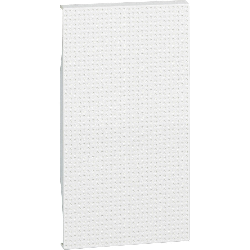 Cover BTicino Living Now for electronic doorbell, 2 modules, white color, sleek design.