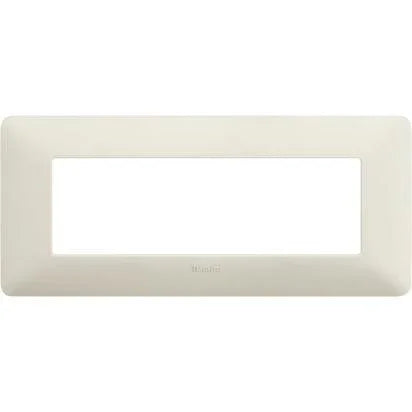 Placca BTicino Matix 6 Moduli Cenere AM4806BCN - Design Elegante e Resistente in Tecnopolimero
