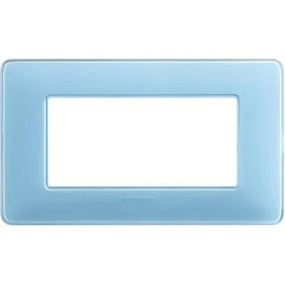Placca 4 Posti Bticino Matix Turchese - AM4804CAR