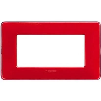 Placca BTicino Matix 4 Moduli Corallo AM4804CRD – Design Moderna, Facile Installazione, Alta Qualità