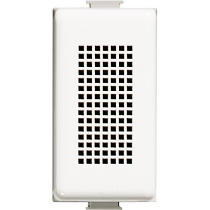 Bticino Matix 12V ronzatore bianco, design compatto per porta d'ingresso, tensione 12Vac, potenza 5VA.