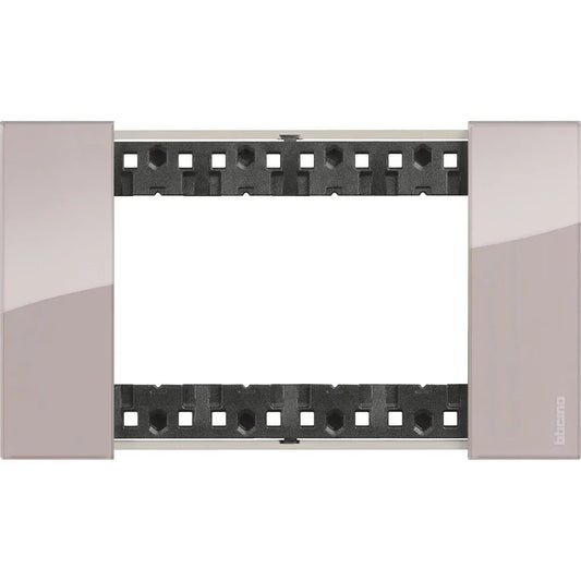 Placca 4 Moduli Bticino Living Now Aura - Codice KA4804DM