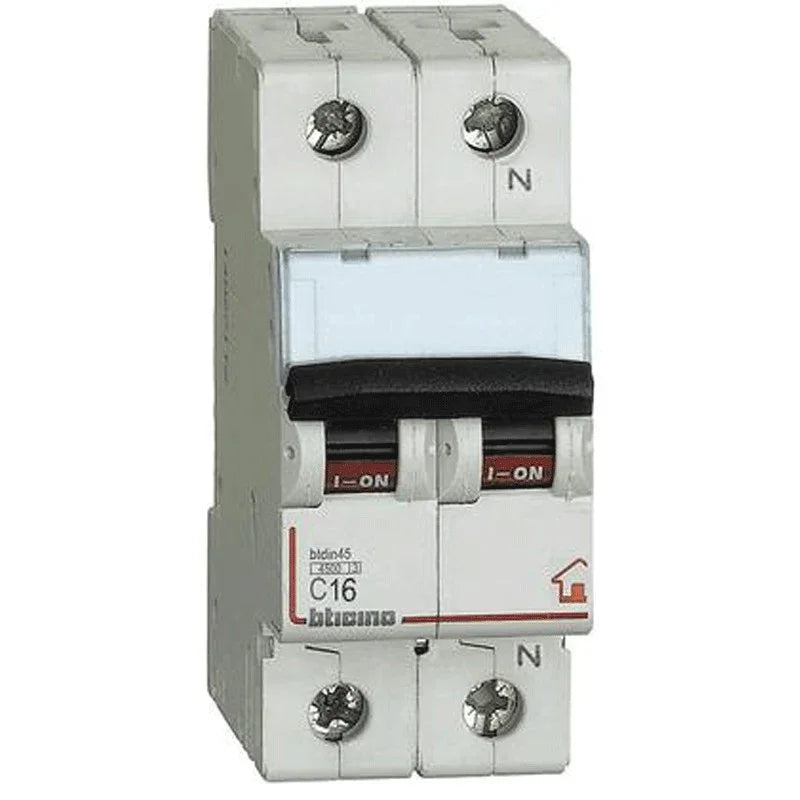 Interruttore Magnetotermico BTicino FC810NC16, 1+N, 4,5kA, 16A, Protezione Affidabile, Compatto