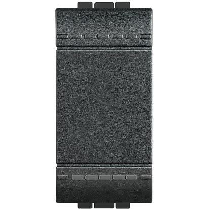 Bticino Living Light Interruttore L4001N antracite unipolare basculante 1 modulo 250Vac 16A
