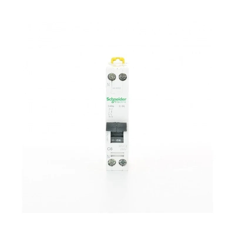 Interruttore Magnetotermico Schneider 1P+N 10A 4,5KA C - Modulo A9N17508, Sicurezza E Affidabilità