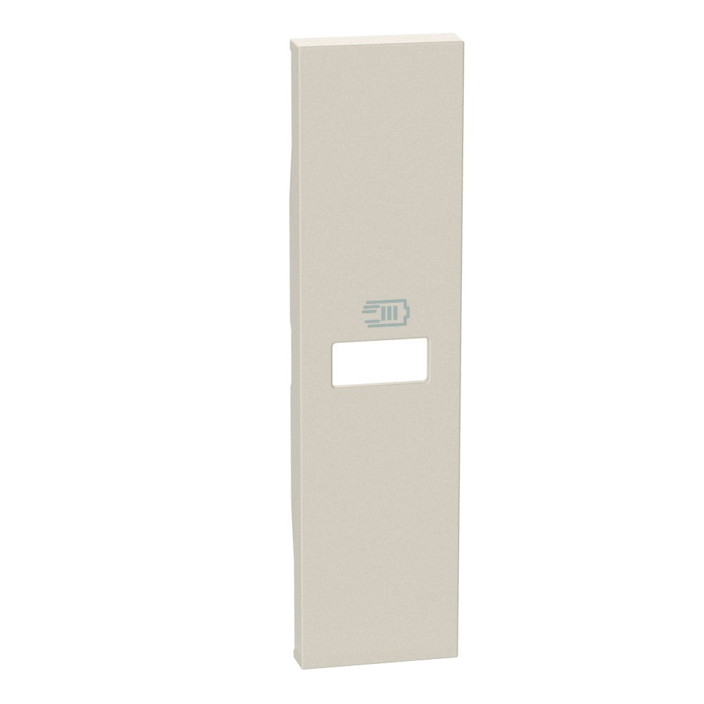 Cover BTicino Living Now for USB chargers, 1 module, sand color, compatible with K4191A, K4192C.