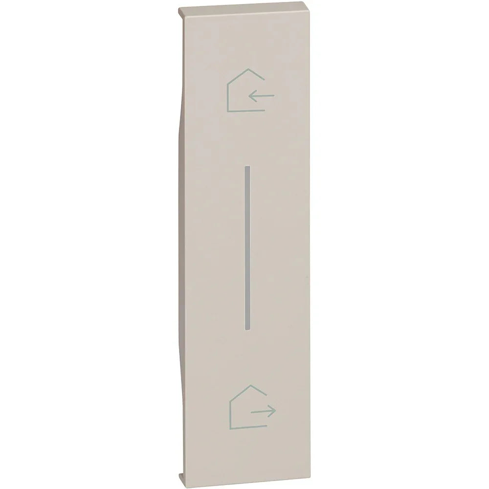 Cover BTicino Living Now con Illuminazione Sabbia KM40 per Modulo Entra&Esci - Design Elegante e Funzionale