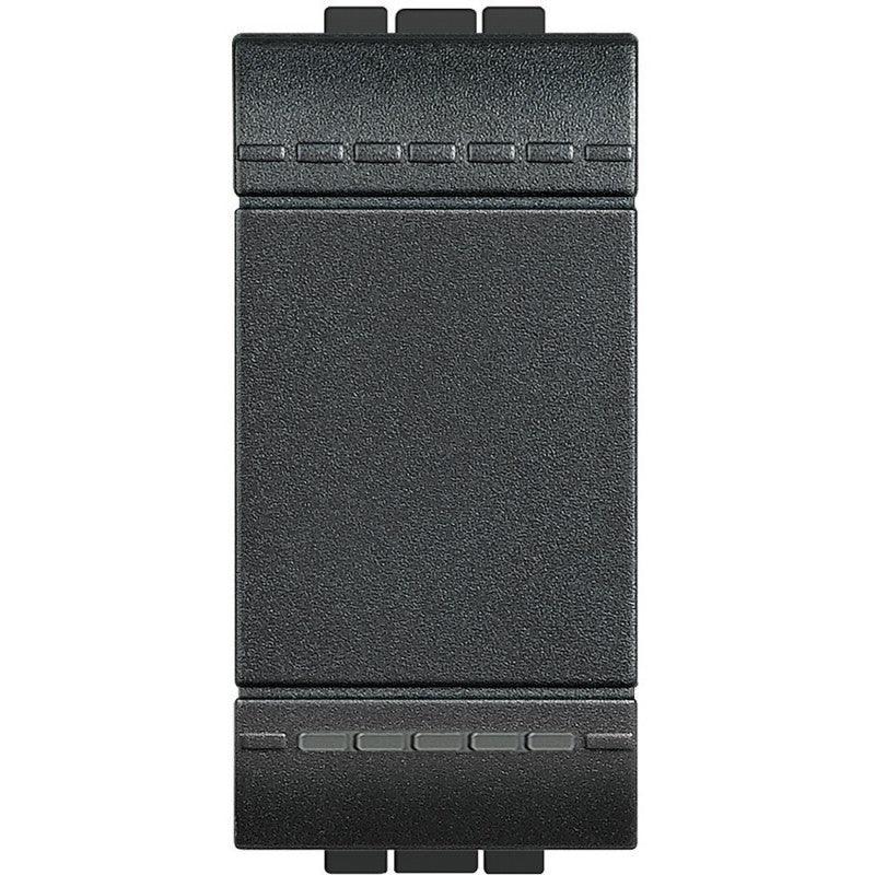 Bticino Living Light Deviatore L4003N - Interruttore Antracite 250V, 16A, Design Elegante e Funzionale