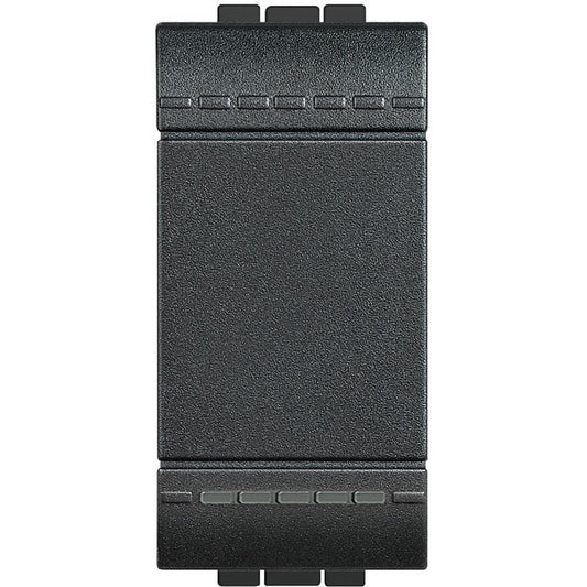 Bticino Living Light deviatore L4003N antracite basculante per accendere lampade da due punti diversi.