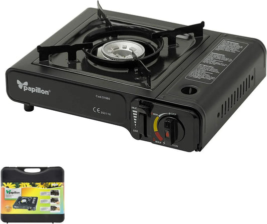 Fornello a Gas Portatile Project03 COOK150 - Potenza 2500W, Sicurezza Avanzata e Trasportabile
