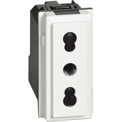 Presa Bipasso 10/16A Bticino Living Now Bianca - Modulo KW4180
