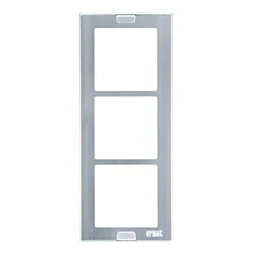 Urmet Telaio Porta Moduli 3 Moduli in Alluminio - Codice SKU 1148/63, Design Elegante e Resistente