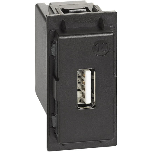 Caricatore USB Tipo A BTicino K4285C1 - Ricarica Efficiente 5Vdc 1500mA, Design Compacto