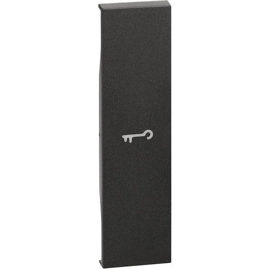 Cover Bticino Living Now con Simbolo Chiave 1 Modulo Nero - KG01F