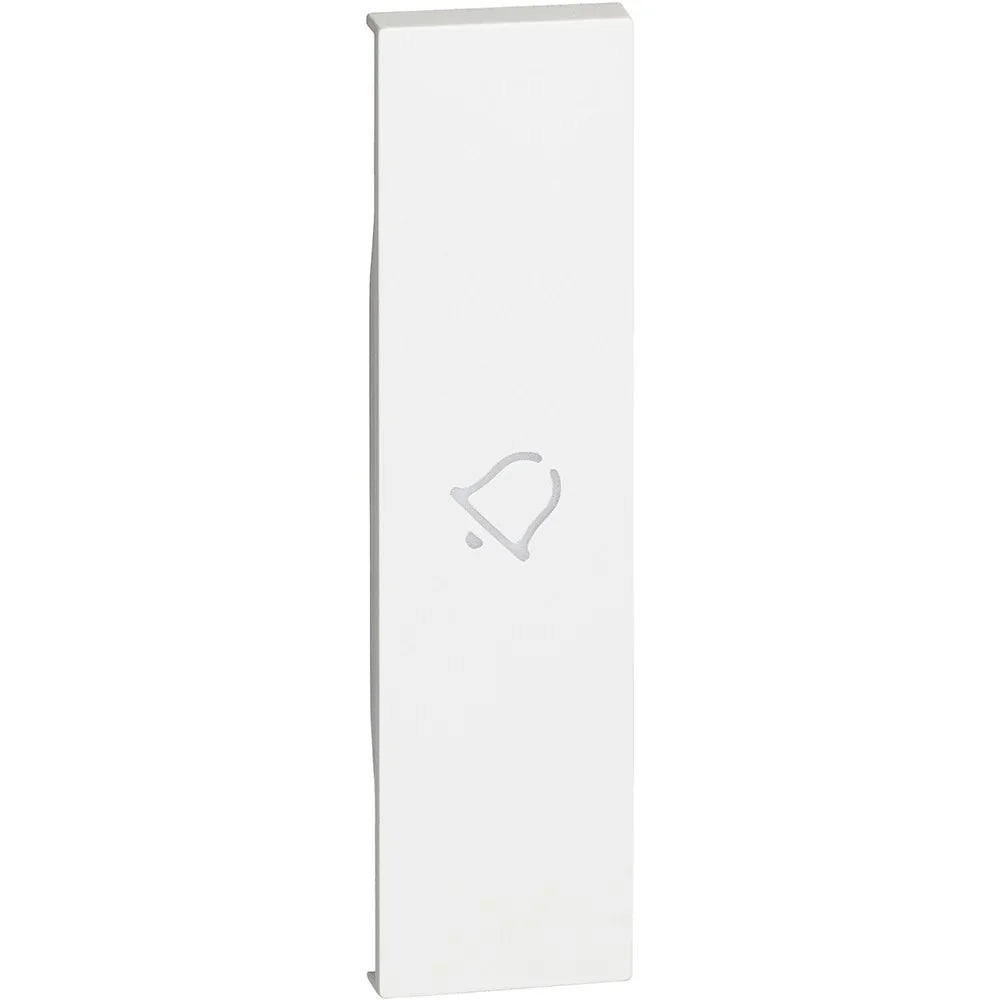 Bticino Living Now KW01D - Cover 1 Modulo Bianca con Simbolo Campanello