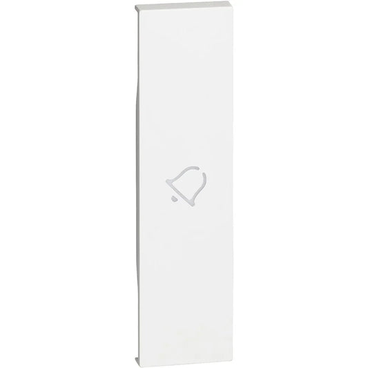 Bticino Living Now KW01D - Cover 1 Modulo Bianca con Simbolo Campanello