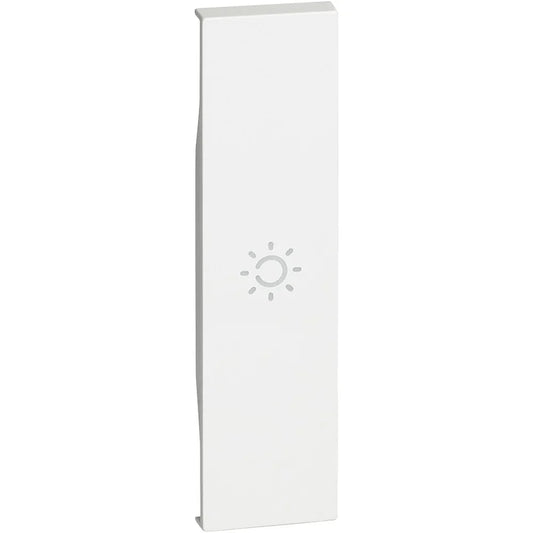 Cover Comando Luce 1 Modulo Bianco - KW01A | Design Moderno e Compatibile BTicino