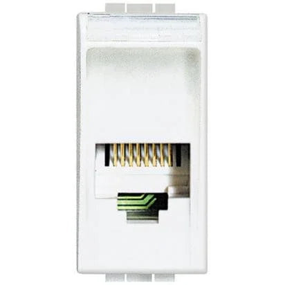 Presa Telefonica RJ11 Bticino Livinglight N4258/11N - Design Elegante e Compatto, Facile Installazione