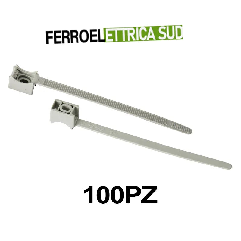 Clips Fissatubo a Fascetta 16-32 mm - Confezione da 100 Pz - HERC-CLIP-16-32-100, Installazione Sicura e Durevole