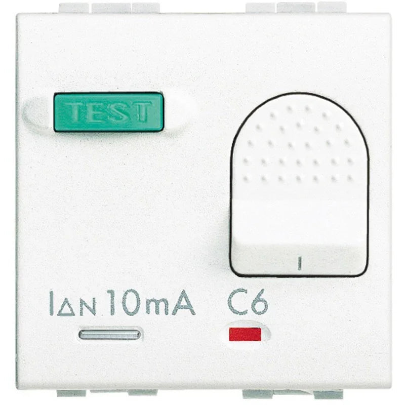 Interruttore Salvavita Automatico 16A BTicino Livinglight N4305/16 - Sicurezza Elettrica Affidabile, 230V