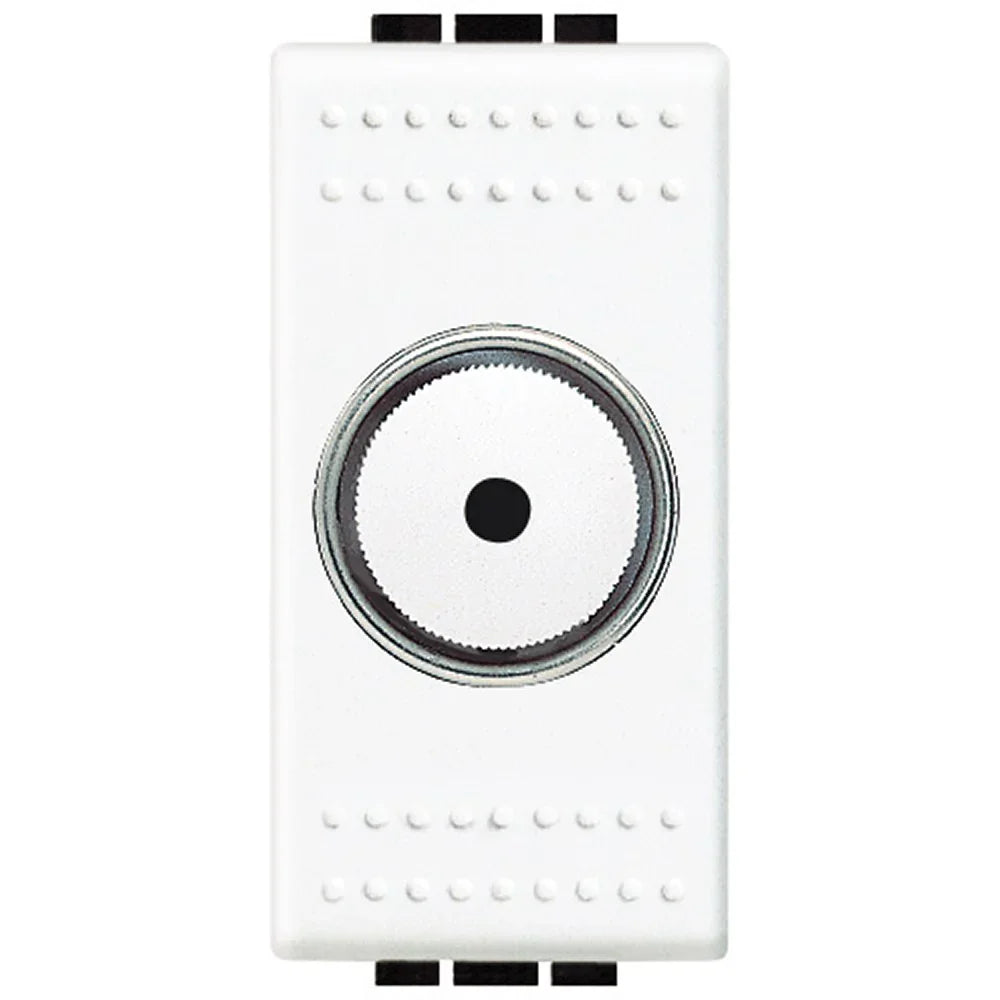 Bticino Livinglight Dimmer N4402N + Deviatore, 60-500W, 230Vac, Fusibile Integrato