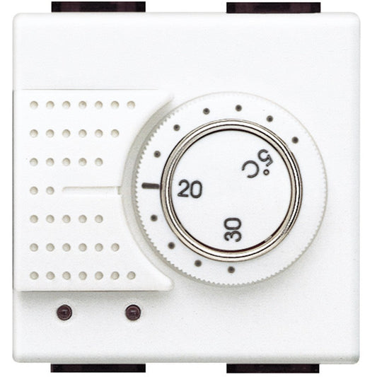 Termostato Bticino LivingLight N4441 per riscaldamento e condizionamento, bianco, 230 Vac.