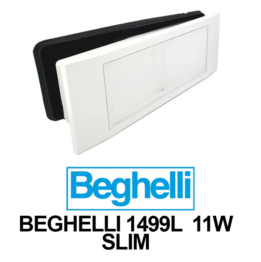 Lampada Emergenza Ricaricabile LED Beghelli 1499L - 11W, 130 Lumen, 8 Ore Autonomia, IP40, Installazione Flessibile