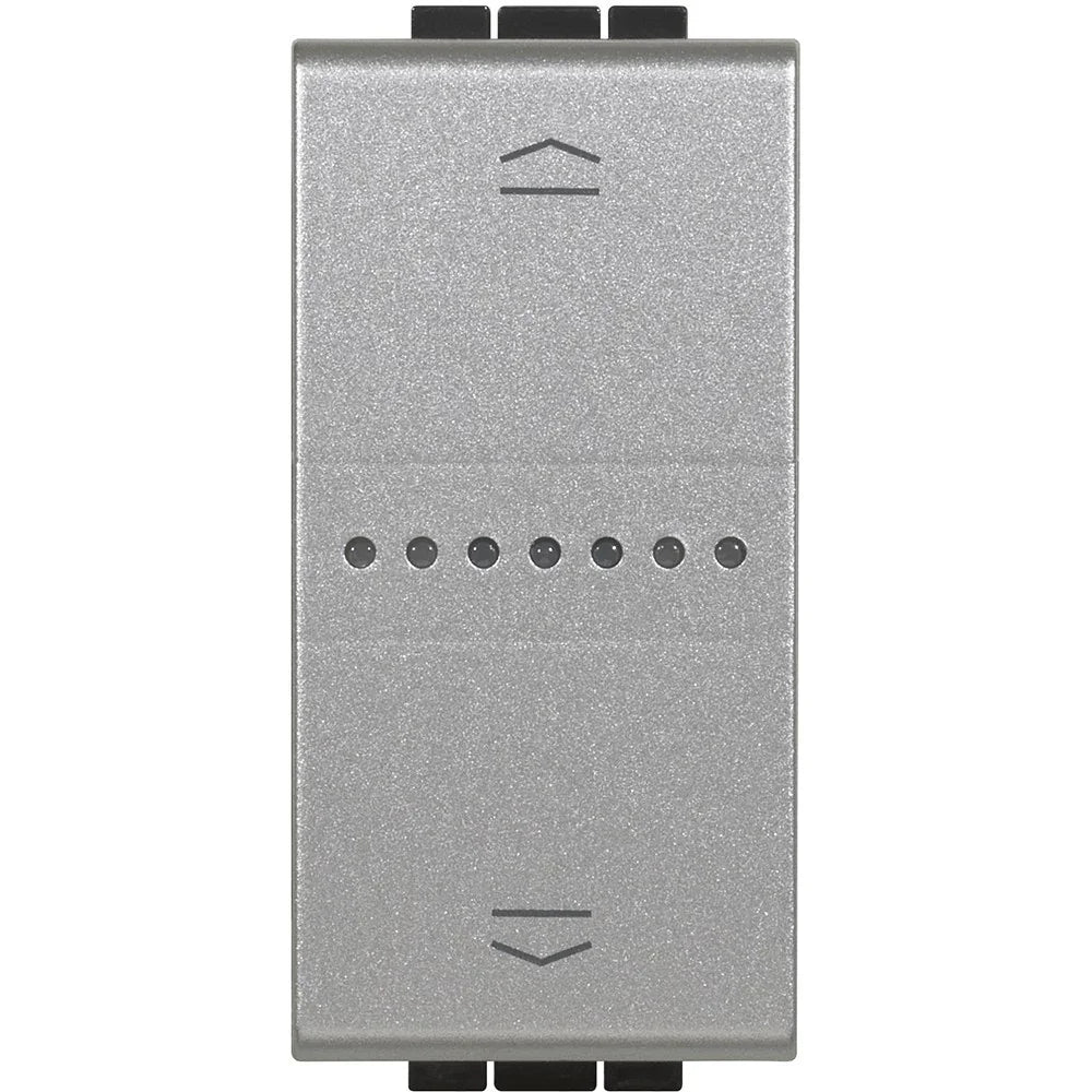 Bticino Livinglight NT4027C - Comando Tapparelle Connesso Silver (Tech)