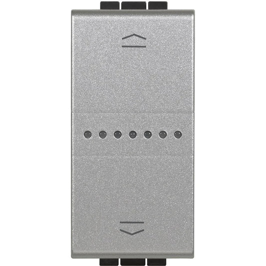 Bticino Livinglight NT4027C - Comando Tapparelle Connesso Silver (Tech)