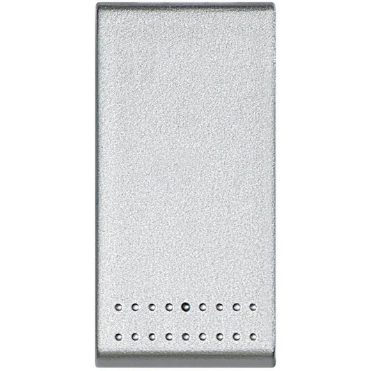 Pulsante 1P NC Bticino Livinglight Tech NT4034N - Compatibile con Copritasti Intercambiabili, Potenza 10A, Design Elegante