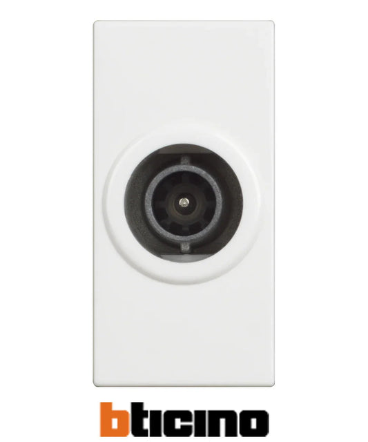 Presa Coassiale TV Passante 14dB BTicino - SKU 123456, Design Elegante Bianco, Facile Installazione