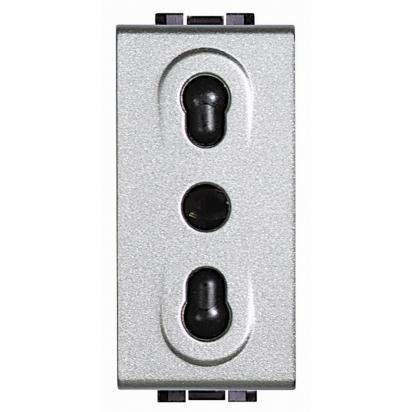 BTicino Presa Bipasso NT4180 - 250Vac, 10-16A, Design Elegante e Sicurezza Elettrica