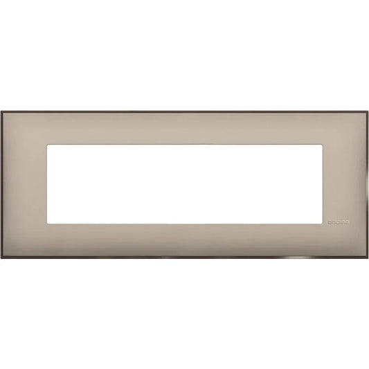 Placca Bticino 7 Moduli Crema Satinato - Design Elegante e Ergonomico - Alta Qualità SKU: [codice SKU]