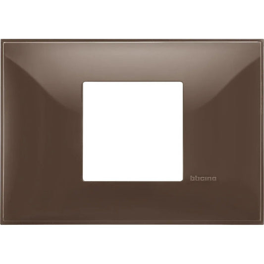 Bticino Placca 2 Moduli X 503 Moka - Design Elegante, Facile Installazione & Alta Durabilità