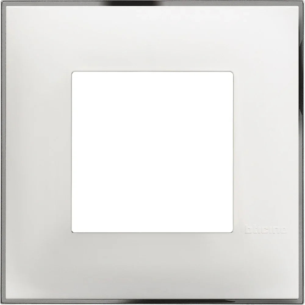 Placca BTicino 2 Moduli Bianco Cromo - Alta Qualità e Design Elegante - SKU: [Inserisci SKU]