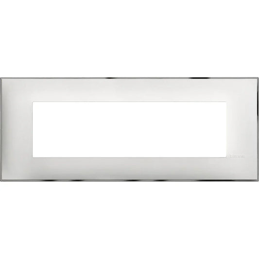 Placca BTicino 7 Moduli Colore Bianco Satinato - Design Elegante e Funzionale, SKU: [inserire codice SKU qui]