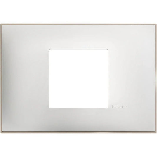 Placca BTicino 2 Moduli X 503 - Colore Bianco Satinato - SKU BT-503-B, Design Elegante e Funzionale