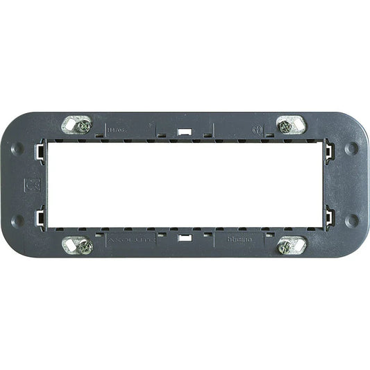 Supporto Bticino Axolute AIR 6 Moduli H4706W - Compatibile, Robusto e Design Elegante